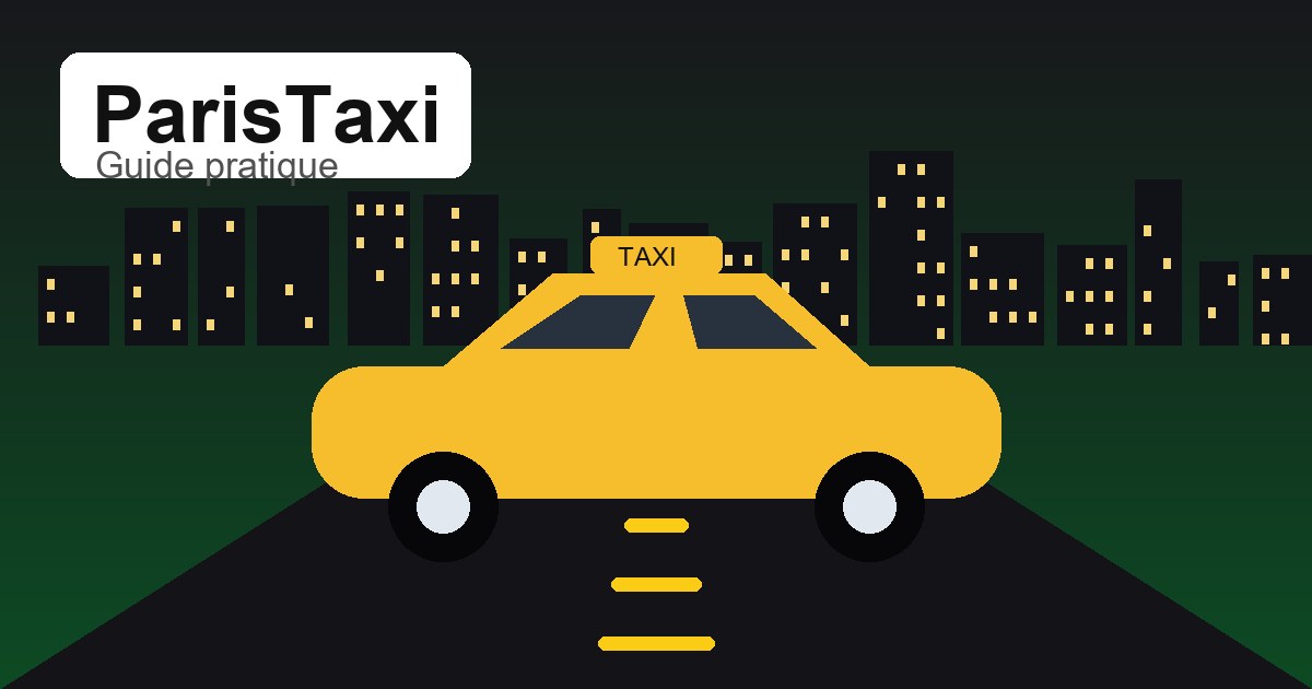 Illustration originale ParisTaxi pour taxi Gare Montparnasse Paris