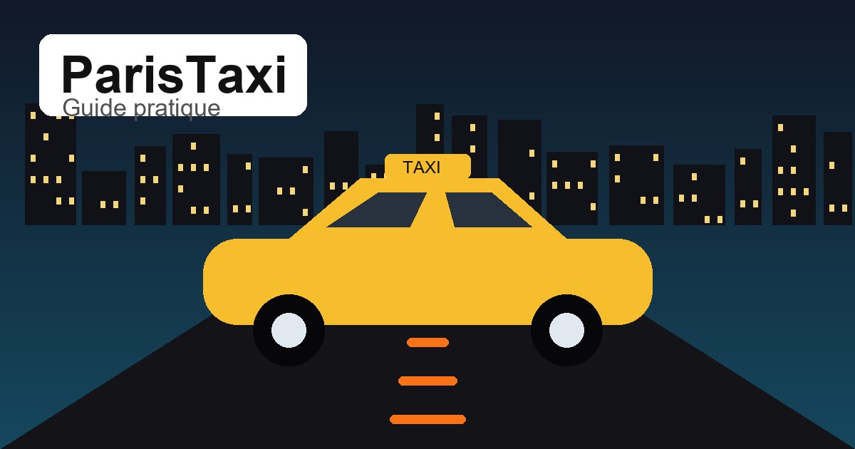 Illustration originale ParisTaxi pour conseils taxi Paris
