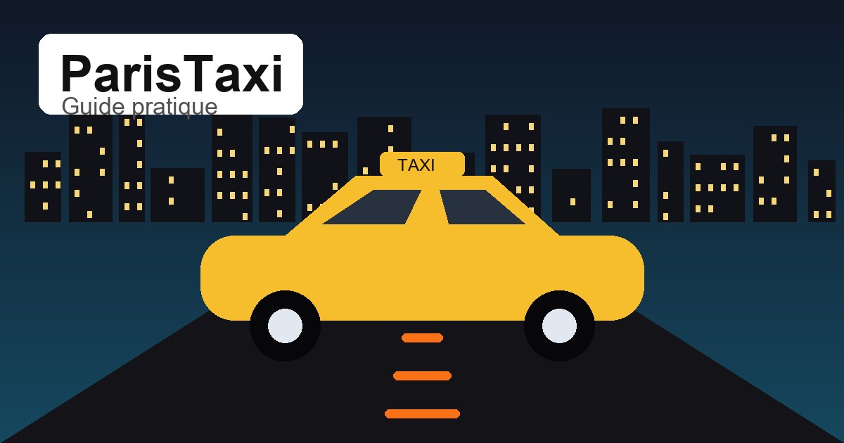 Illustration originale ParisTaxi pour réserver taxi à l’avance Paris