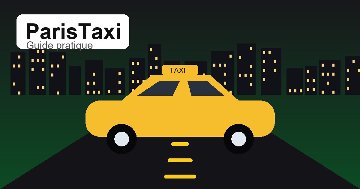 Illustration originale ParisTaxi pour taxi rendez-vous Paris