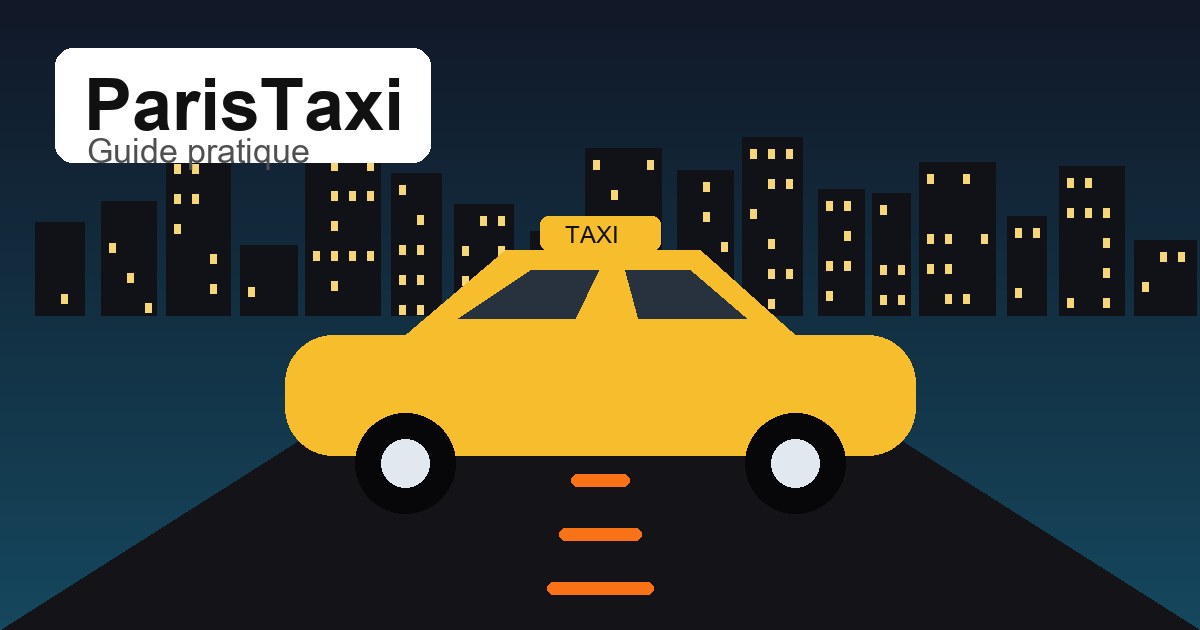 Illustration originale ParisTaxi pour taxi événement Paris