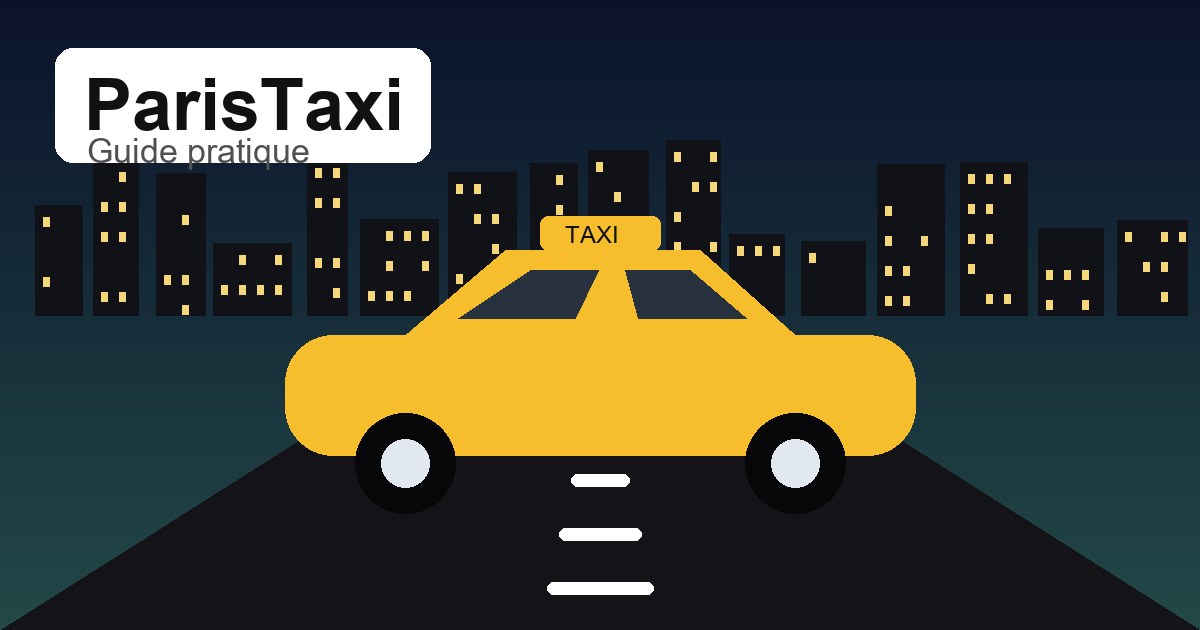 Illustration originale ParisTaxi pour taxi groupe Paris