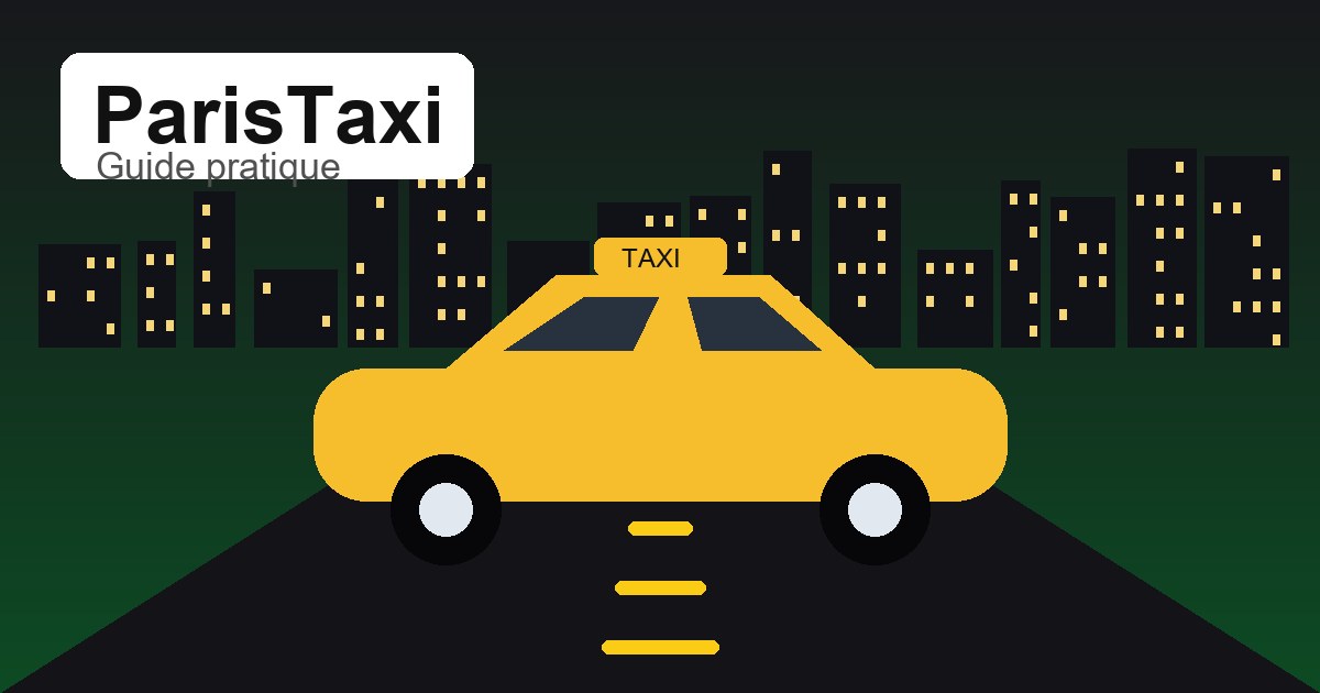 Illustration originale ParisTaxi pour taxi plusieurs valises Paris